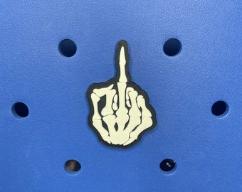 Middle Finger Bogg Bag Charm,  Bogg Bag Accessories, Bogg Bag Charms,  Simply Southern Charms