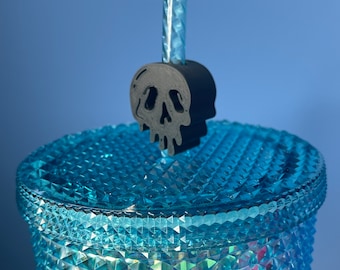 Skull Straw Buddy | Straw Topper | Straw Decor| Straw Charms