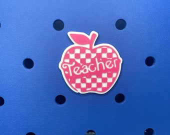 Teacher Bogg Bag Charm,  Bogg Bag Accessories, Bogg Bag Bits,  Bogg Bag Charms, Bogg Bag, Simply Southern Bag Charms