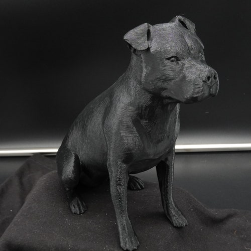 3D Printed Pitbull/dog Statue - Etsy