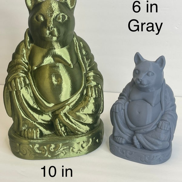 Cat Buddha Statue, Buddha Statue, Cat Gifts, Cat Mom