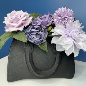 Purse Flower Vase | Luxury Bag | Handbag Planter | Flower Plant Vase
