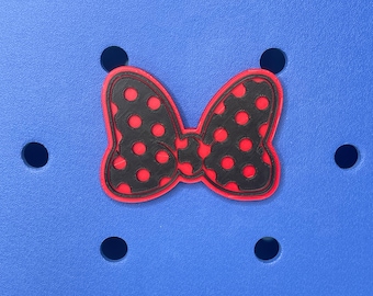 Polka Dot Bow Bogg Bag Charm, Bogg Bag Accessories, Bogg Bag Charms, Simply Southern Bag Charms