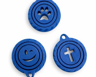 Spinner Fidget Keychain – 3D Printed Pocket Fidget, Anxiety & ADHD Stress Relief, Fidget Keychain
