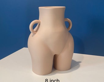 Butt Vase Succulent Planter, Butt Planter, Bootie, Pots for Plants, Woman Body Planters