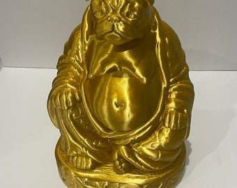 Pug Buddha, Buddha Statue, Pug Gifts, Pug Mom, Pug Art