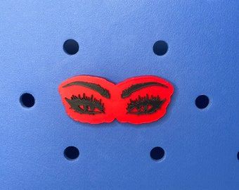 Makeup Eyes Bogg Bag Charm, Bogg Bag Accessories, Bogg Bag Charms,  Bogg Bag, Simply Southern Bag Charms