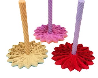 Flower Fidget Spinner – 3D Printed Sensory Toy for Stress, Anxiety & ADHD