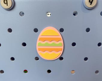 Easter Egg Bogg Bag Charm, Easter Bogg Bag Accessories, Spring Bogg Bag Charms, Bogg Bag, Simply Southern Bag Charms