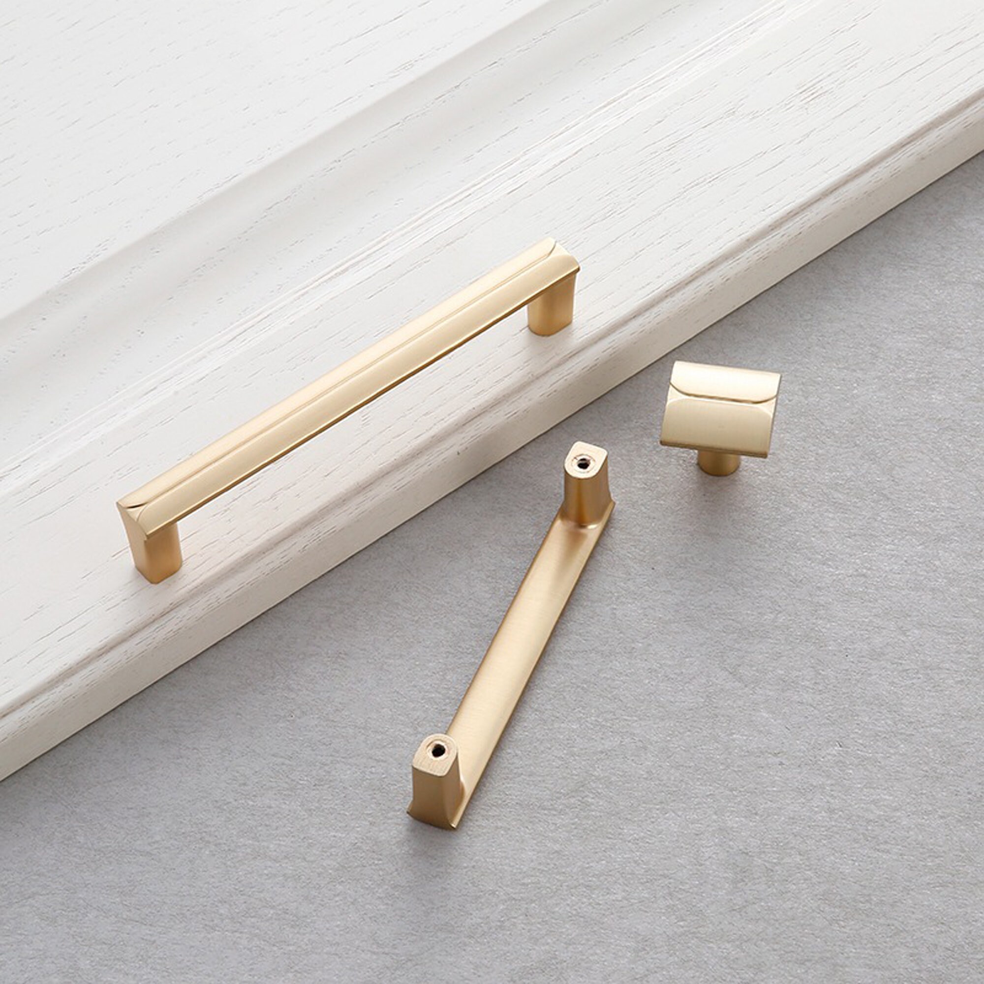 Zinklegierung schwarz Beige Tür Griffe Schrank Griffe Kommode | Etsy