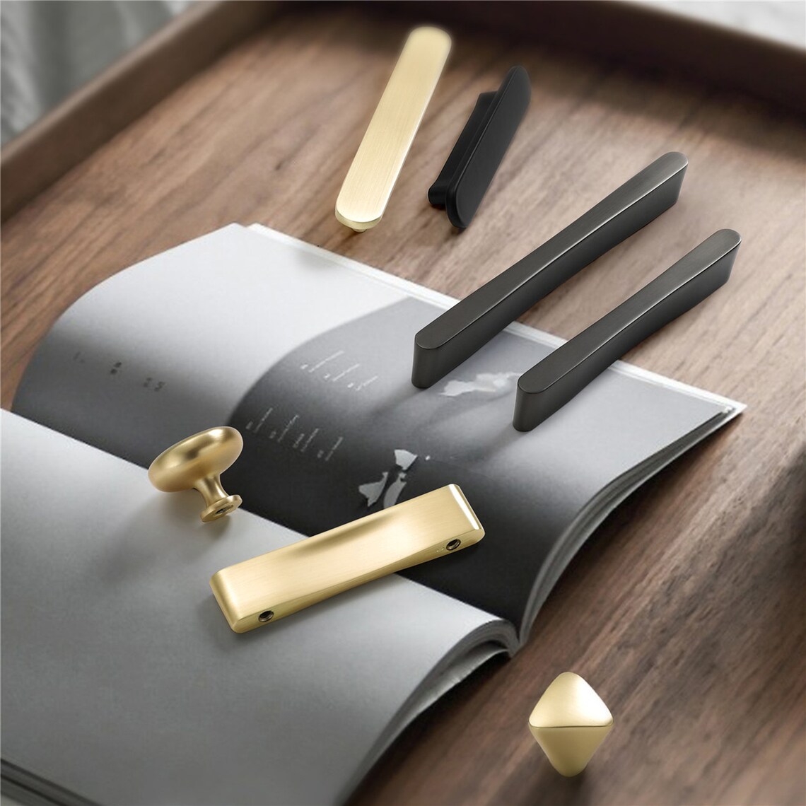 Luxus einfache Schrank Griff Knopf für Kommode Zinklegierung | Etsy