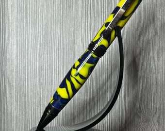 Executive Twist Cigar Style Pen - Acrylic - "The Wolverine" with Gun Metal Trim