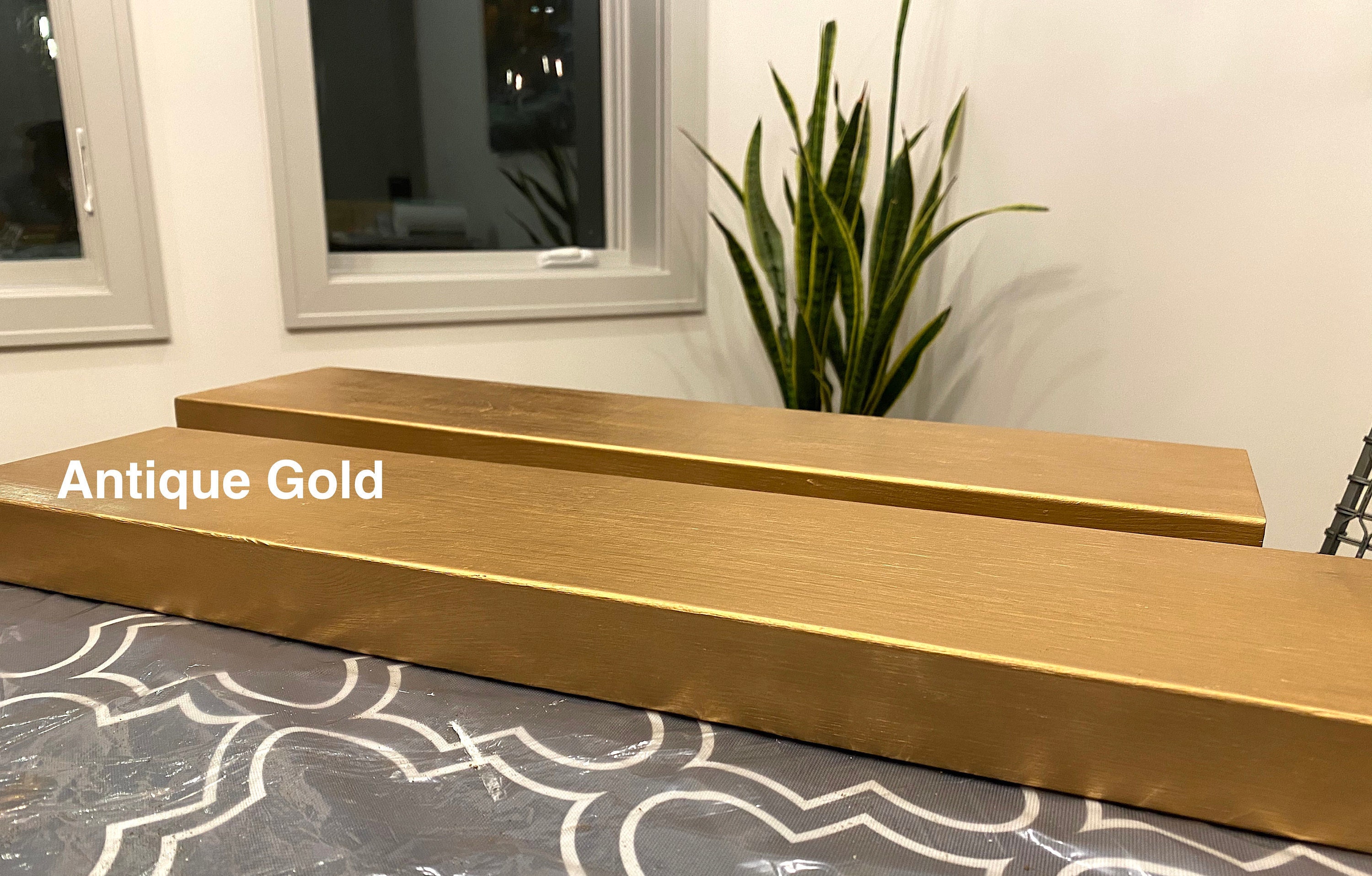 Gold Floating Shelf Metallic Floating Shelf Brass Floating Etsy