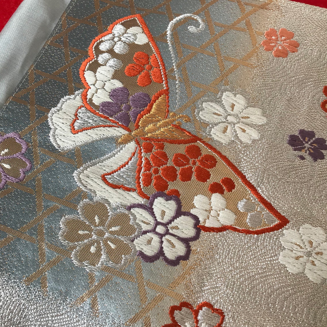 Japanese Kimono Tote Bag Obi Bag 100% Pure Silk Beautiful - Etsy