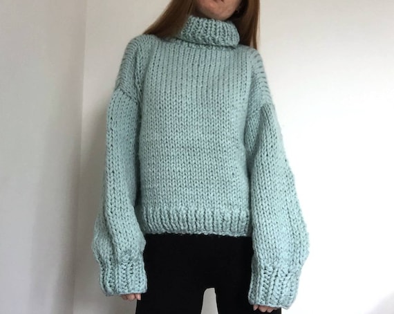 Knitting Pattern - Knit Cozy Sweater, Chunky Sweater