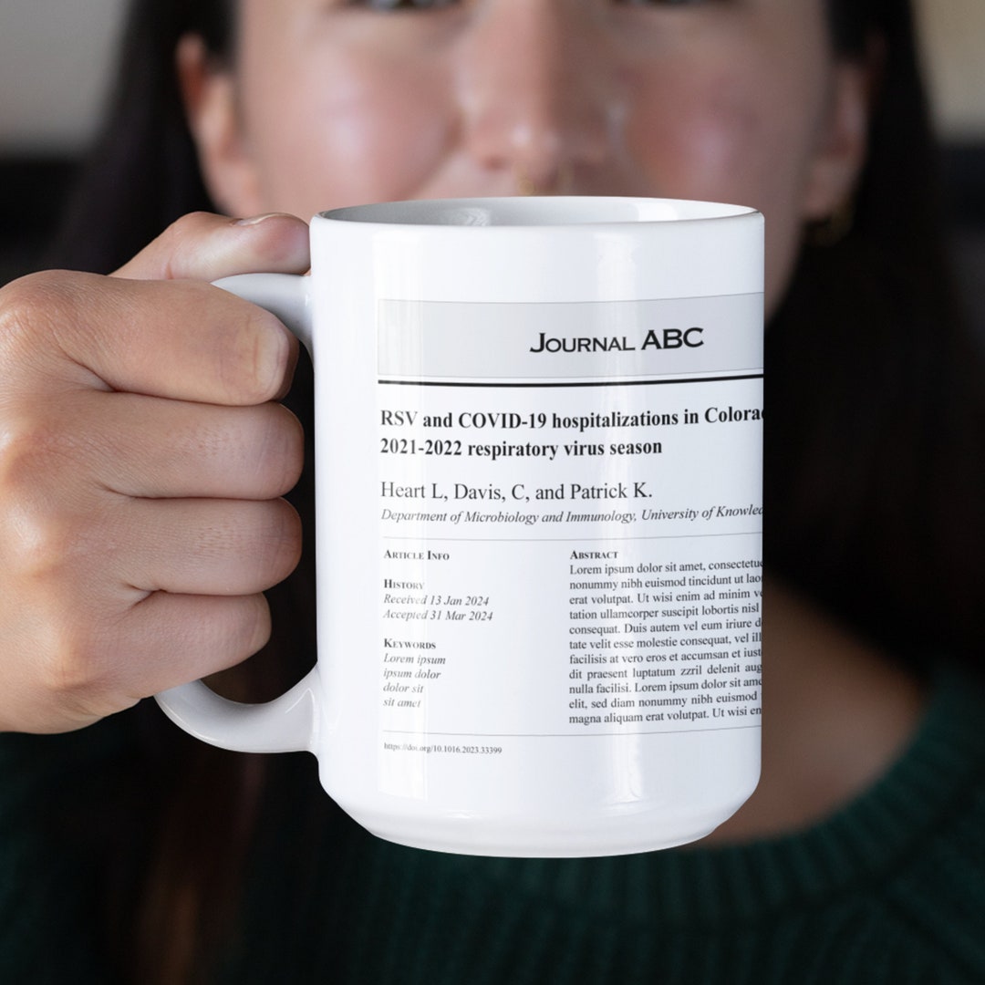Custom Publication Mug for Phd Scientist Etsy