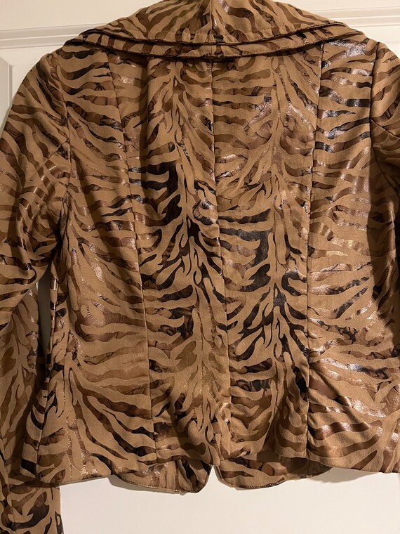 V Cristina Animal Print Jacket, Blazer - image 3