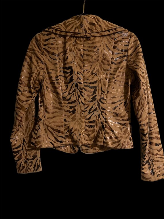 V Cristina Animal Print Jacket, Blazer - image 2