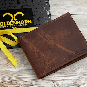 Geburtstagsgeschenke für Freund | Geschenke für Ihn | Männer für Ihn | Personalisiertes Geschenk | Personalisierte Geldbörse | Geldbörse personalisieren | Kommt in Geschenkbox