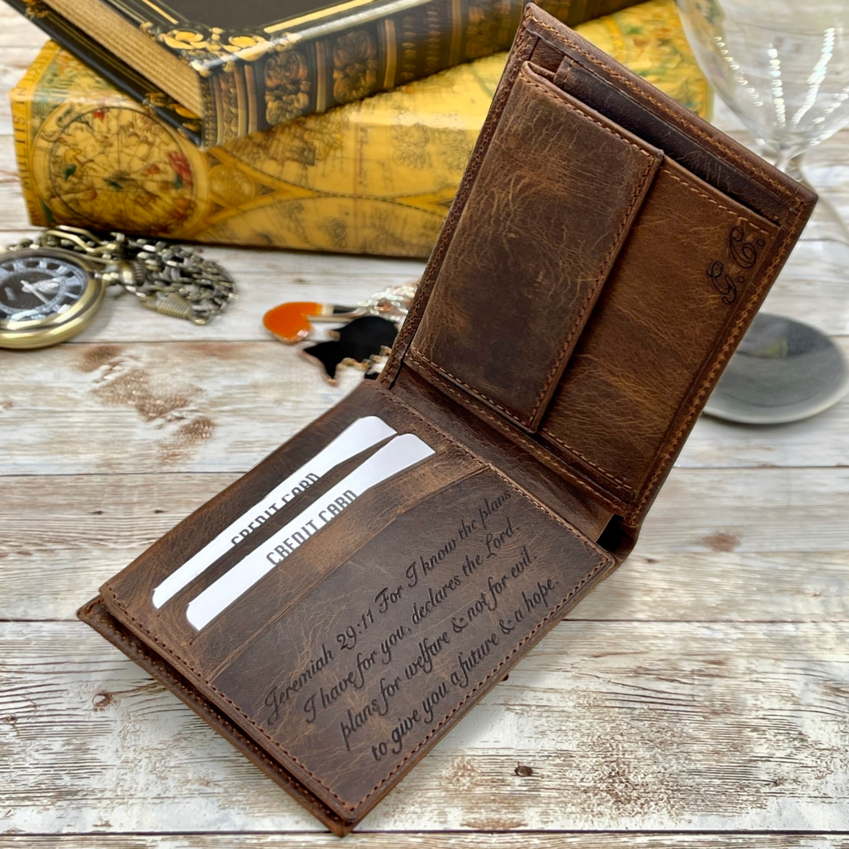 Wallet for Men Personalized Leather Gifts Custom Wallets Etsy Canada