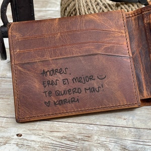 Personalized Wallet Men, Customize Wallet Men, Personalized Wallet, Brown Wallet men, Anniversary Leather Wallet Gift for Him