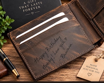 Personalisierte Brieftasche, Herren Brieftasche, Brieftasche mit Gravur, Groomsmen Brieftasche, Leder Brieftasche, Benutzerdefinierte Brieftasche, Freund Geschenk für Männer, Vatertagsgeschenk