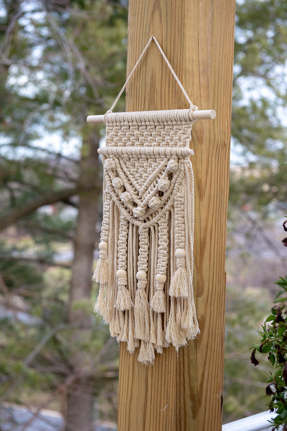 Macrame Pattern Wall Hanging Animal Crossing Inspired ACNH Macrame