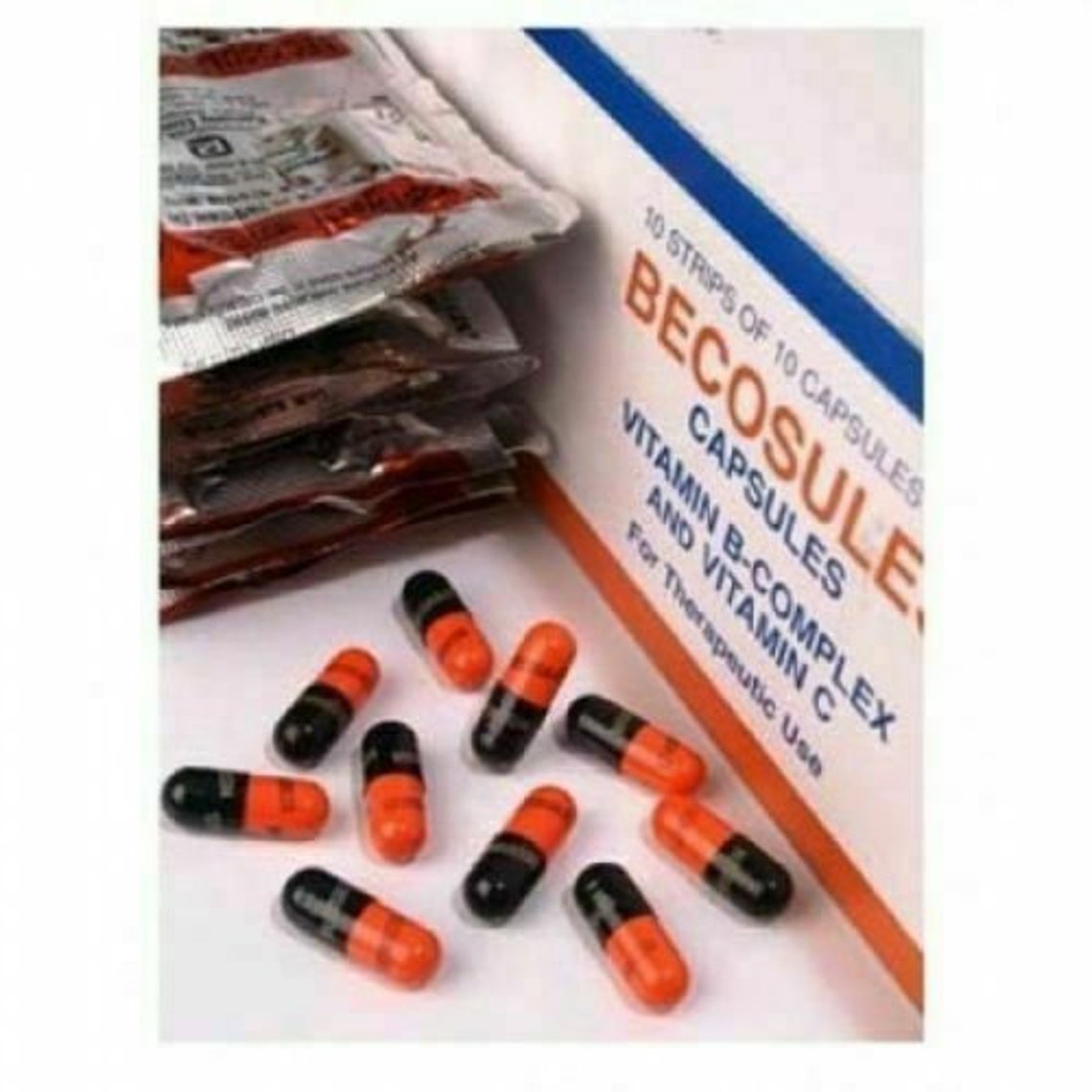 BECOSULES CAPSULES BICASULE Vitamin with Vitamin C Etsy