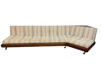 Mid-Century Modern Adrian Pearsall Walnut Boomerang Storage Sofa