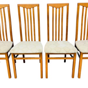 Vintage Danish Modern Teak Dining Chairs - Set of 4