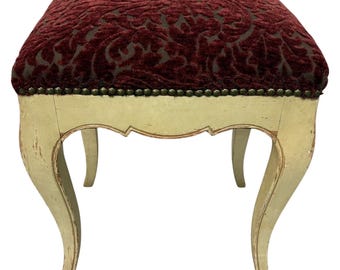 Vintage French Louis XV Style Stool