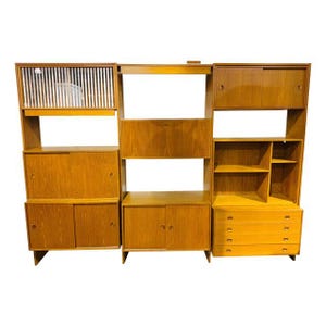 Mid-Century Danish Modern Teak Wall Unit
