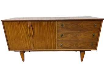 Mid-Century Modern Stanley Walnut Sideboard - Refinished!