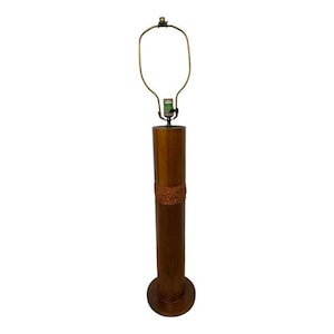 Mid-Century Modern Walnut Table Lamp