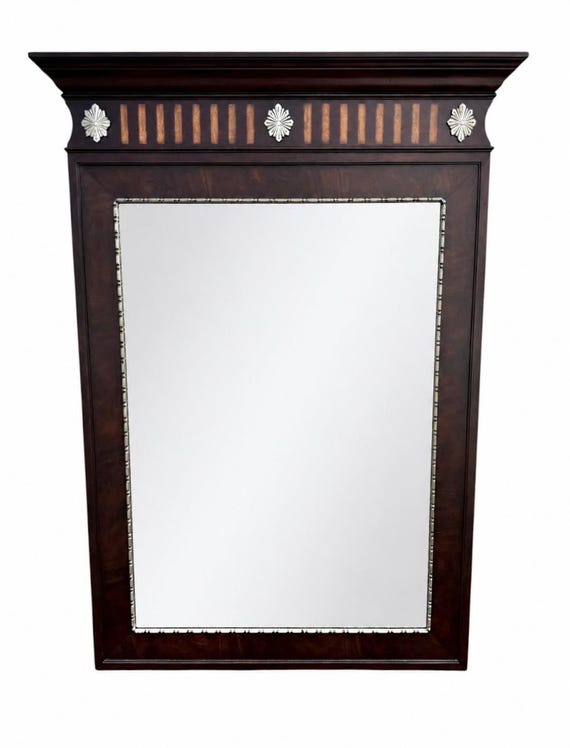 Vintage Ethan Allen Mahogany Wall Mirror