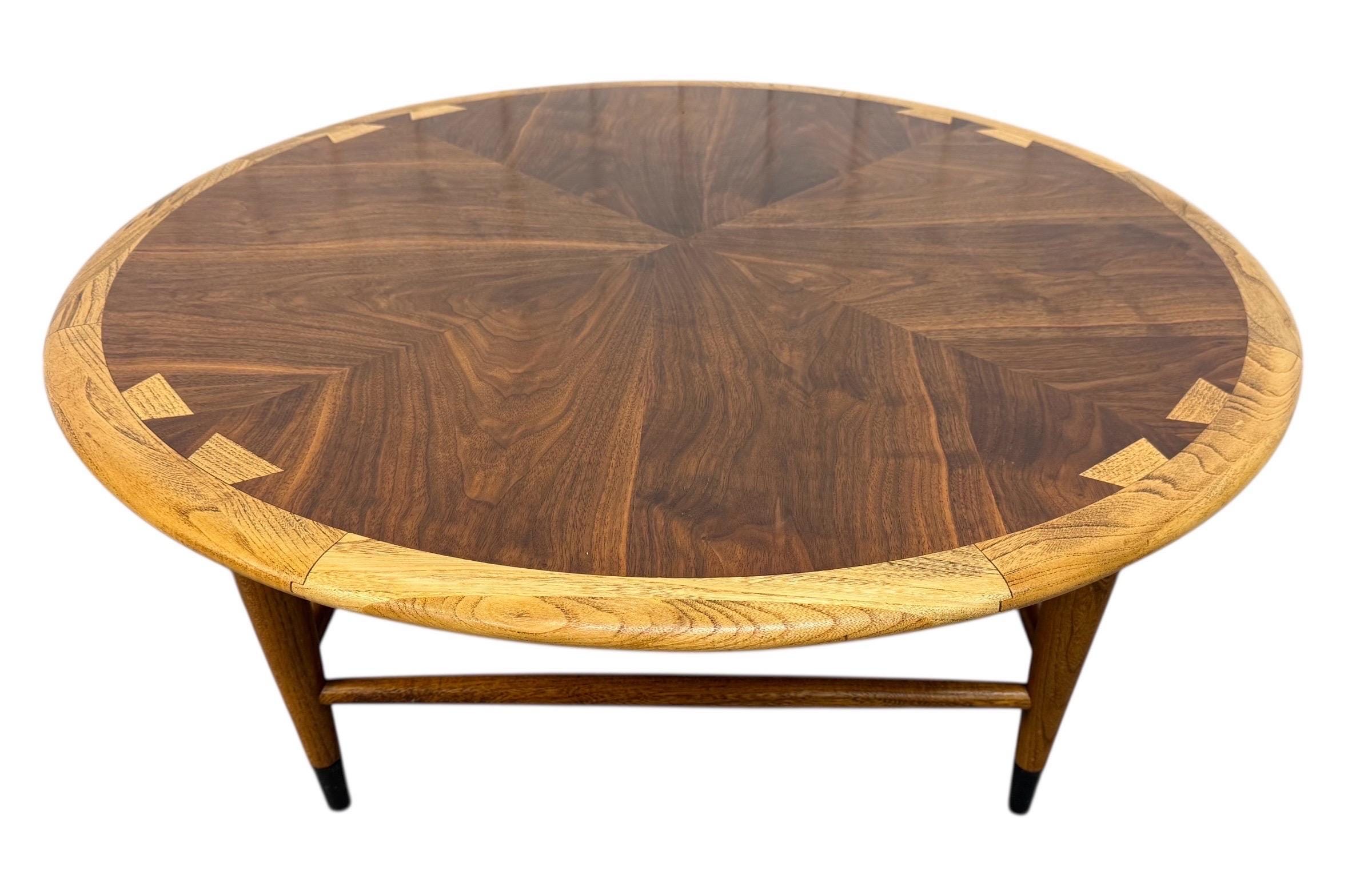 Mid-Century Modern Round Lane Acclaim Coffee Table
