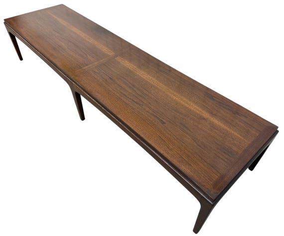 Mid-Century Modern Lane Rhythm Walnut Coffee Table
