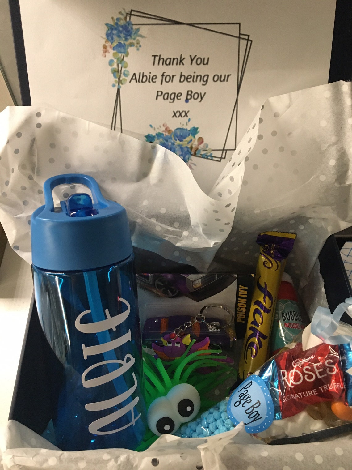 Page boy thank you gift wedding gift boxes wedding favours Etsy