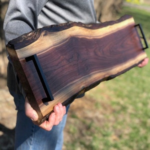 Walnut and Maple Cutting Board, Chopping Board, Butchers Block, Large,  Cheese Board, Edge Grain, Canada, Free Shipping, Modern Wood Board -   Norway