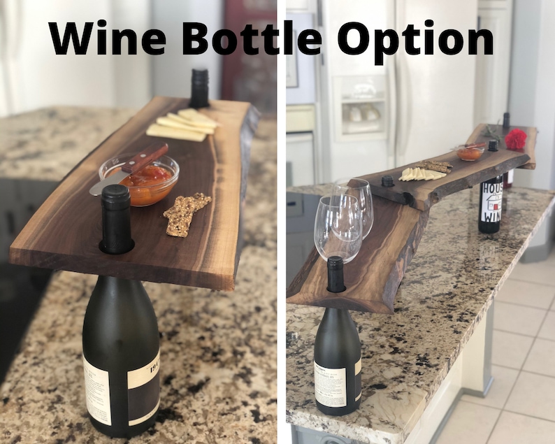 Charcuterie Board Live Edge Wood Black Walnut Charcuterie image 9