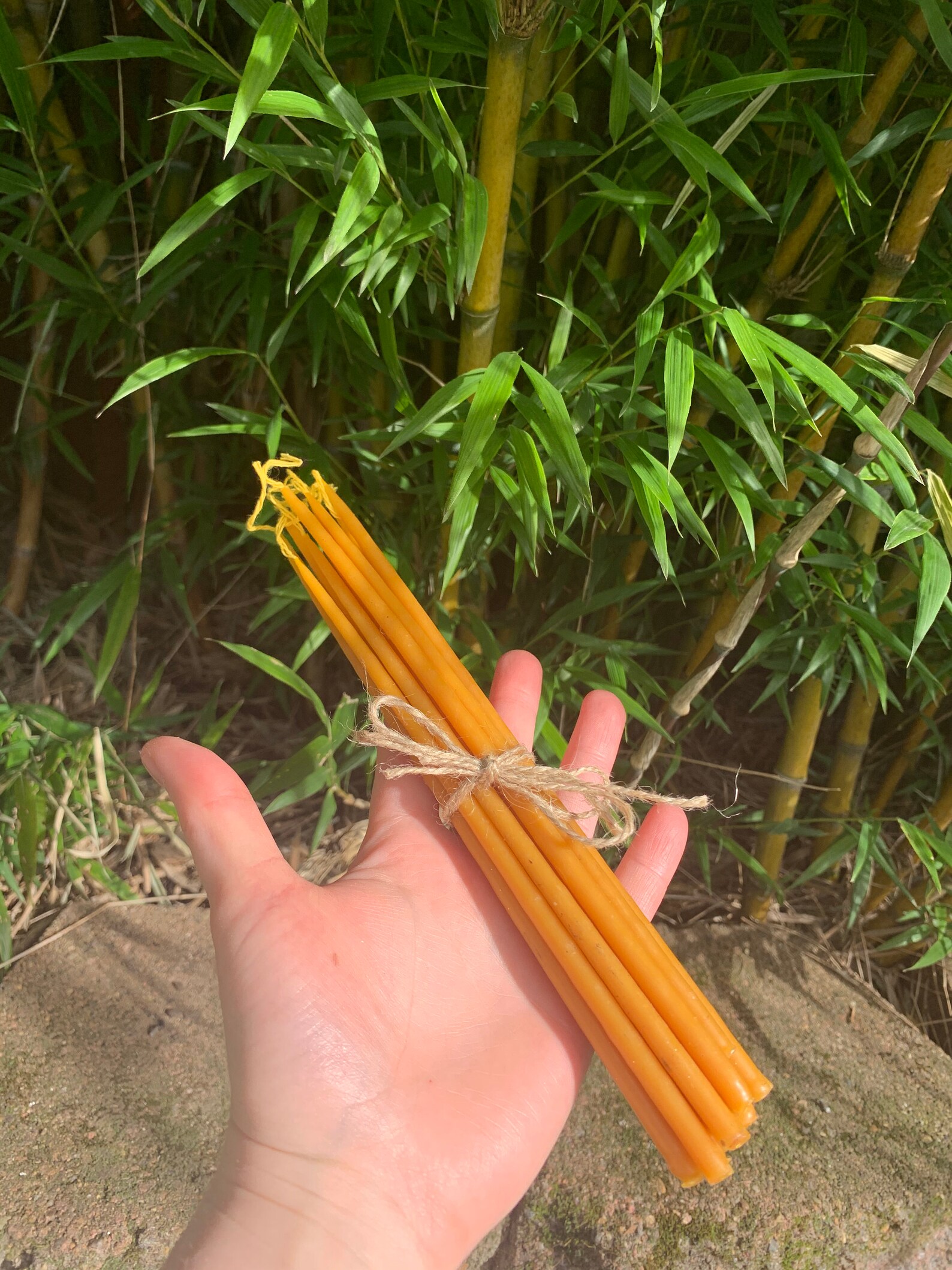 Set of 14 Thin Beeswax Candles Handmade candles Etsy