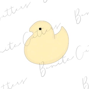 Marshmallow Chick Cookie Cutter - Peep Chick Cookie Cutter