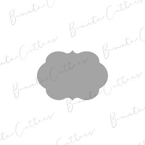 Plaque 2 Cookie Cutter