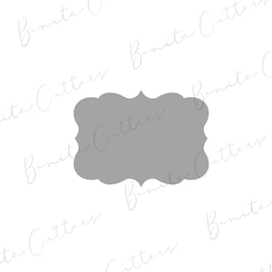 Plaque 1 Cookie Cutter
