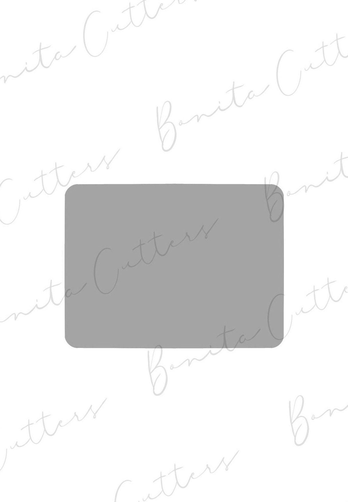 Cut Rounded Rectangle Rounded Rectangle Cookie Cutter - Etsy