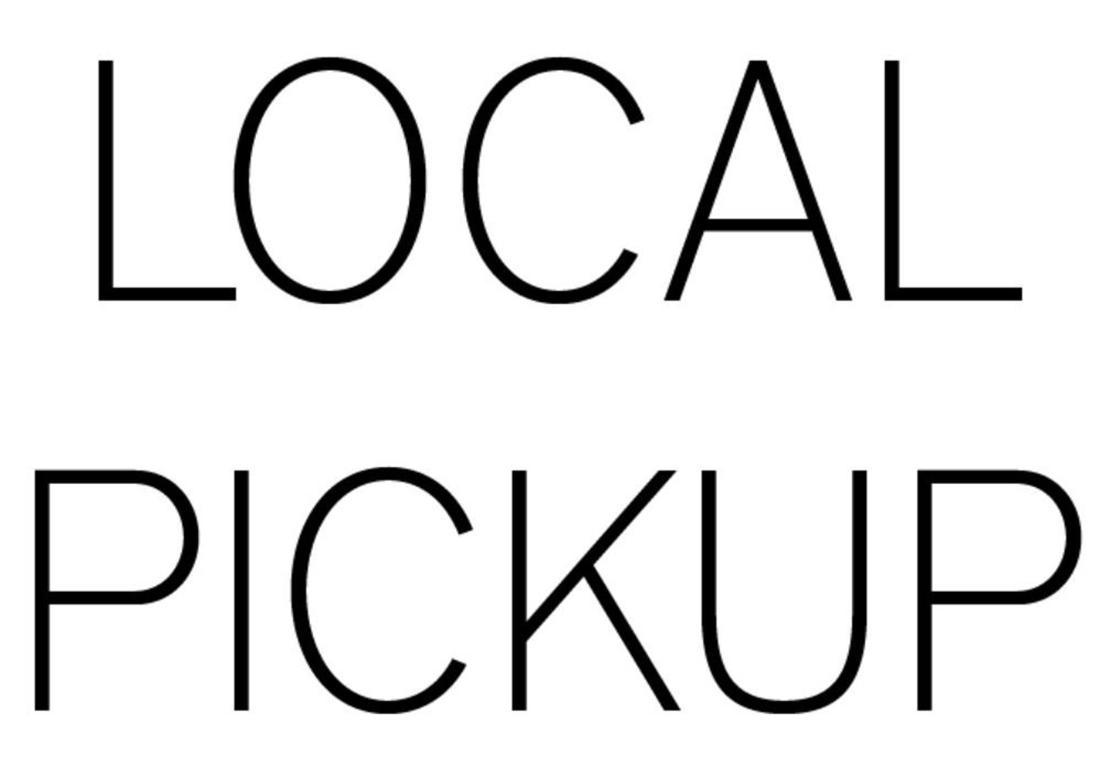 FREE LOCAL PICKUP Etsy