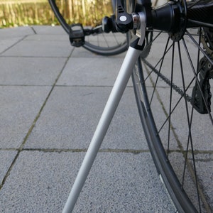 Fahrrad abnehmbarer Kickstand Fahrradunterstützung Fahrradständer für Rennrad Rennrad Racer Carbon Fahrrad Bild 2