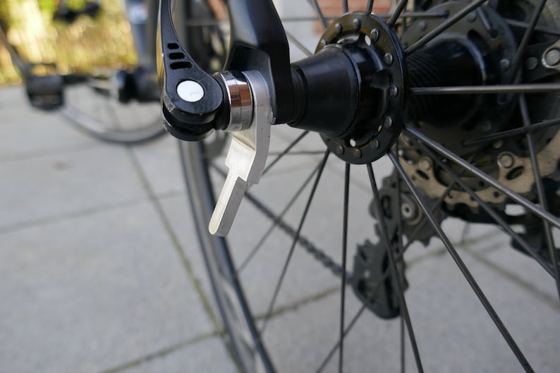Fahrrad abnehmbarer Kickstand Fahrradunterstützung Fahrradständer für Rennrad Rennrad Racer Carbon Fahrrad Bild 3