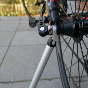 Fahrrad abnehmbarer Kickstand Fahrradunterstützung Fahrradständer für Rennrad Rennrad Racer Carbon Fahrrad Bild 4