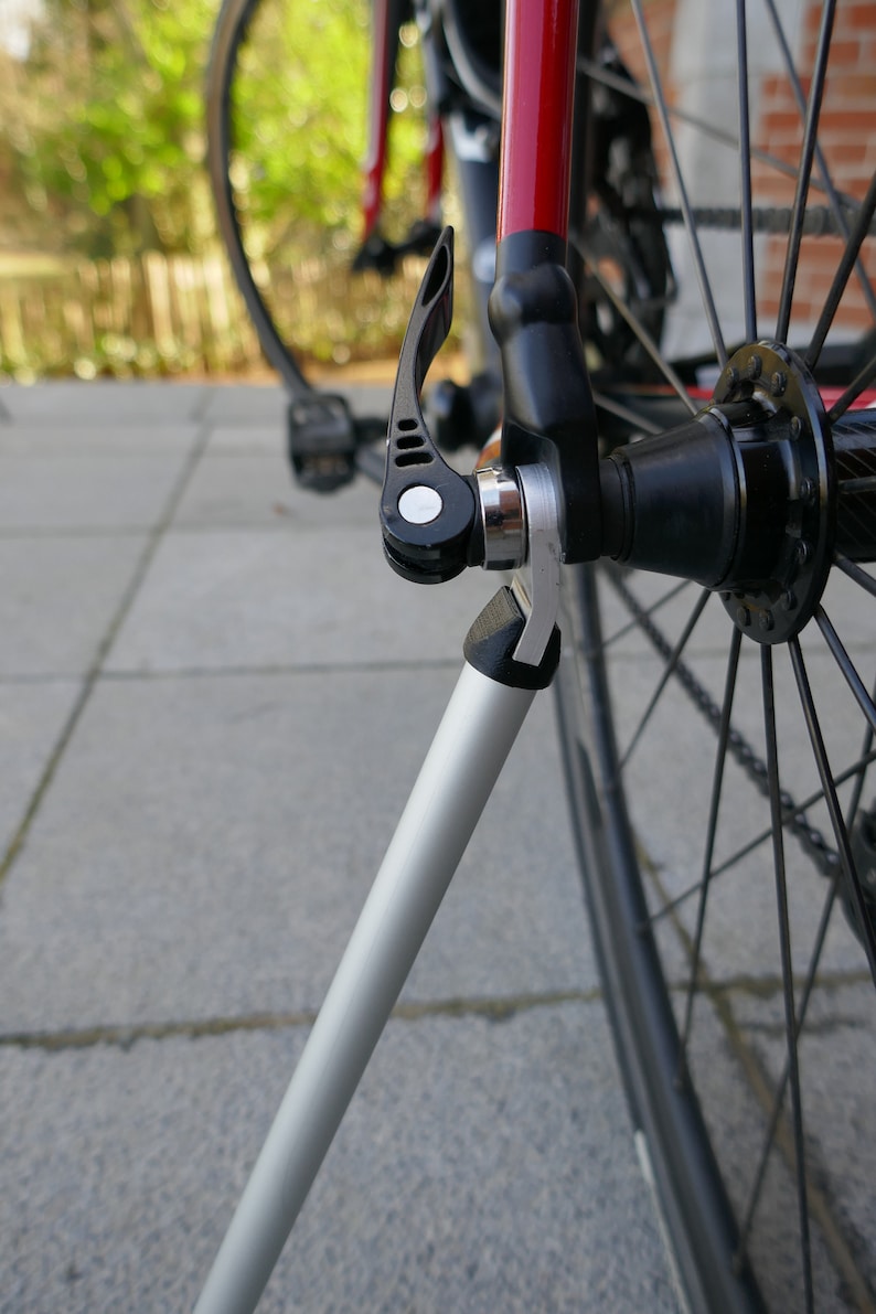 Fahrrad abnehmbarer Kickstand Fahrradunterstützung Fahrradständer für Rennrad Rennrad Racer Carbon Fahrrad Bild 4